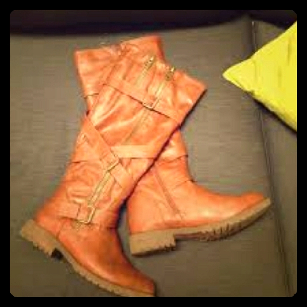 DB DK Fashion - Brown Knee High Boots